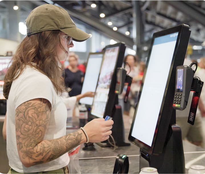 Genius POS hardware including kiosk, countertop and handheld devices