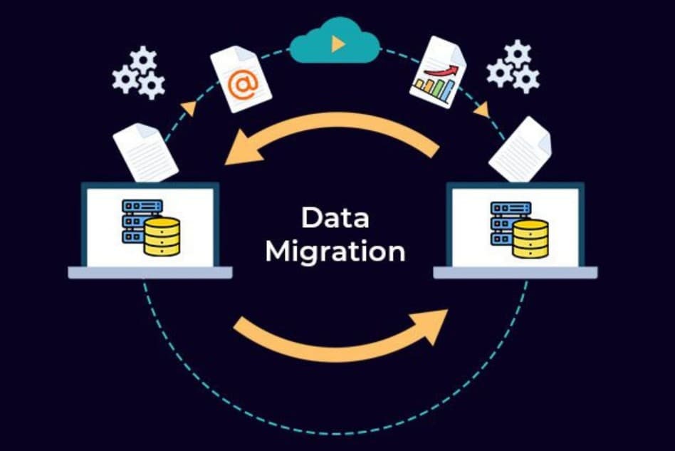 POS migration team preparing Genius POS terminals