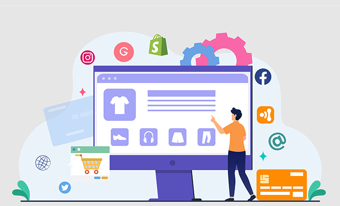 Connected POS ecosystem showing delivery, accounting and analytics systems