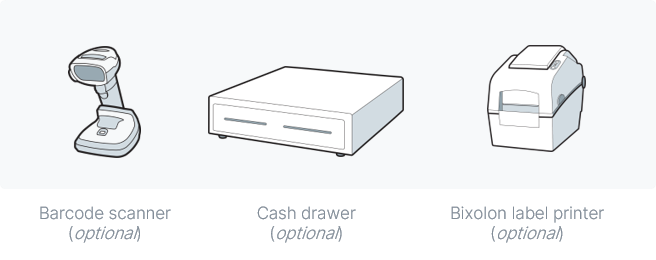 Optional ELO accessories — additional peripherals