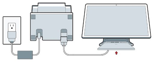 Reinstalling bottom plate of receipt printer