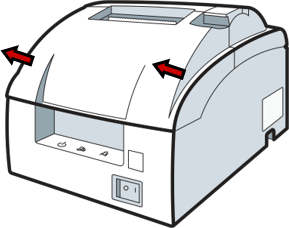 Kitchen printer ribbon cassette — turning knob to take up slack