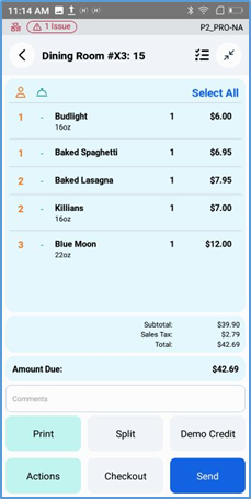 Handheld ticket restored to single tab after removing splits
