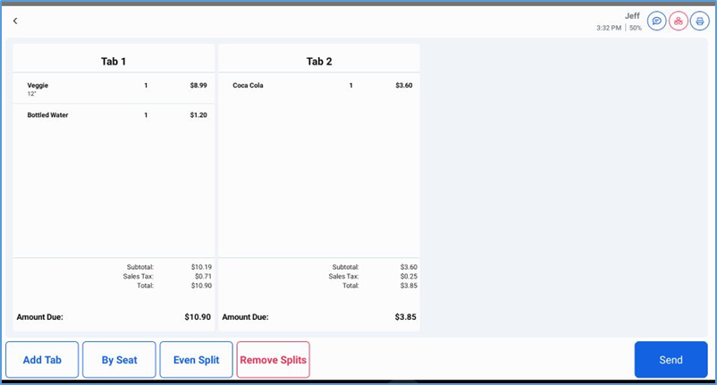 NextGen ticket updated after moving item to a different tab